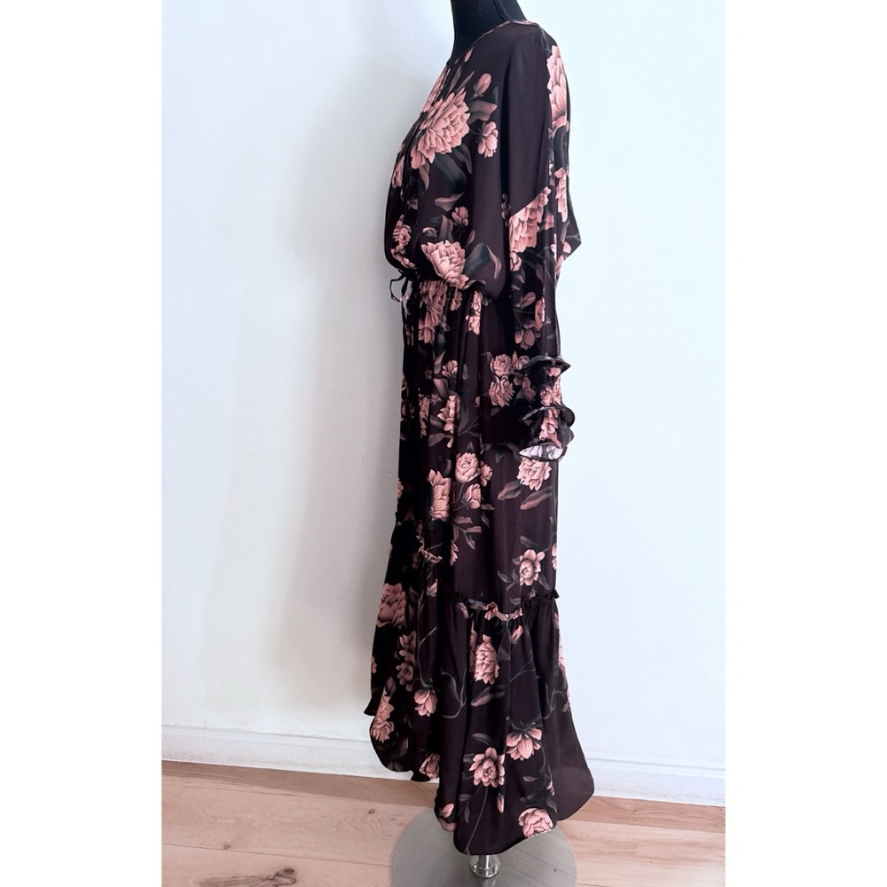 Authentic Marni 100% Silk Vibrant retro Floral Cascading Ruffle Floral Shell Top - Picture 3 of 13